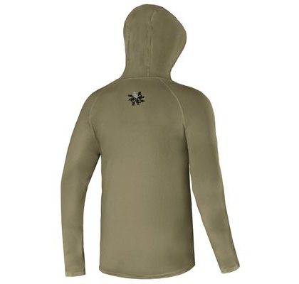 Giants fishing Funkčné tričko s dlhým rukávom UV50+ Hoodie Camo Grey
