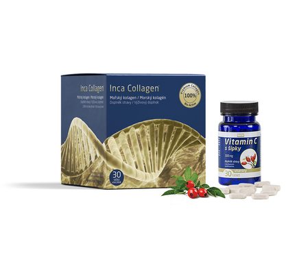 Inca Collagen Mořský kolagen 30 sáčků + dárek Vitamín C