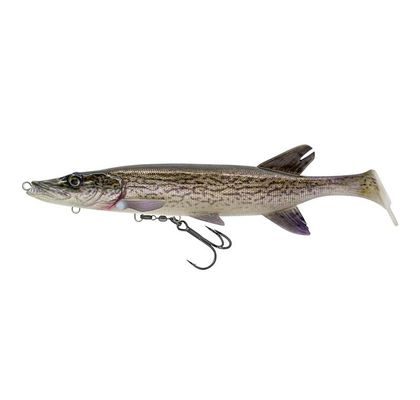 Savage Gear Gumová nástraha 3D Pike Shad Slow Sinking White Pike