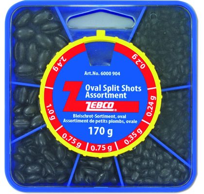 Zebco Sada oválnych brokov 170g
