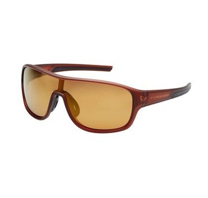 Savage Gear Brýle Savage Polarized 1 Brown Gold Revo