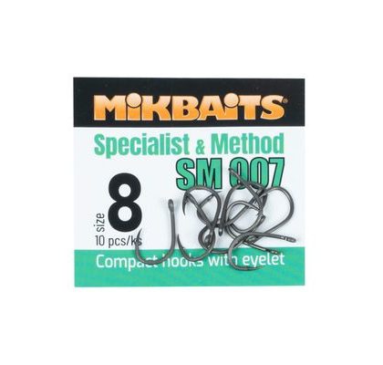 Mikbaits Method Feeder návazce s nekonečnou zarážkou 10ks