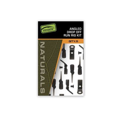 Fox Závěsky Edges Naturals Angled Drop Off Run Rig Kit 5ks