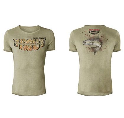 Hotspot Design Tričko Vintage Explosive Trout