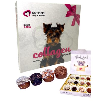 LK Baits Pet Kolagenová bonboinéra Nutrigel Collagen Bonbons small pro menší psy 75g