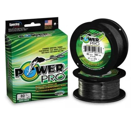 PowerPro Pletená Šnúra PowerPro Moss Green
