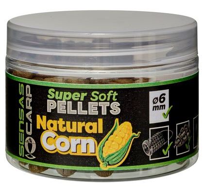 Sensas Pelety Super Soft Natural Corn 60g