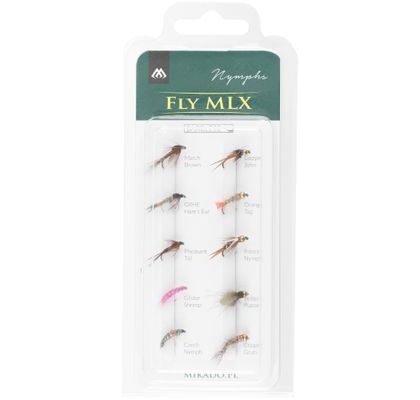 Mikado Sada umelých múch Nymphs Barbless 10ks