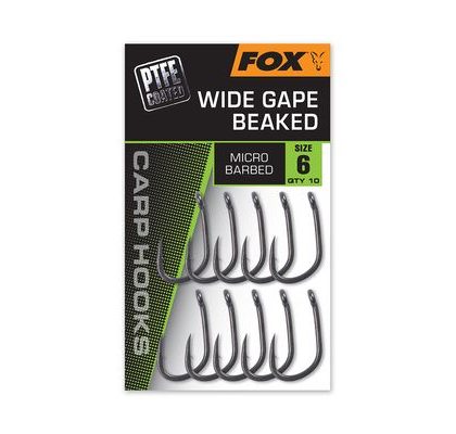 Fox Háčky Carp Hook Super Wide Gape Long Shank 10ks
