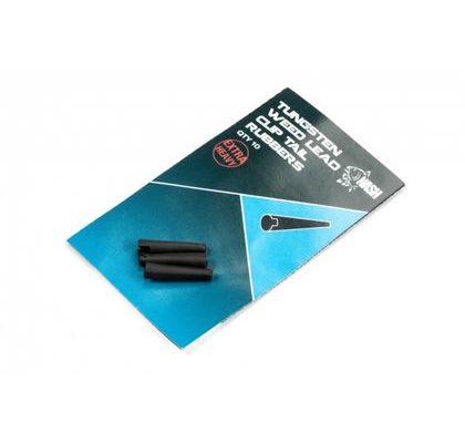 Nash Převleky Tungsten Weed Lead Clip Tail Rubber 10ks
