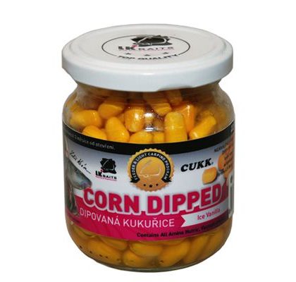 LK Baits Dipovaná kukuřice 220ml