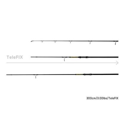 Delphin Prút Capri Tele NXT 300cm 80g