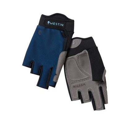 Westin Rukavice Drip Upf Half Finger Glove Petrol Blue