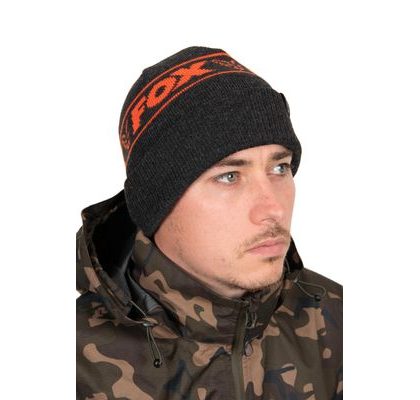 Fox Zimní čepice Collection Beanie Hat Black & Orange