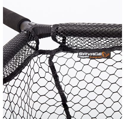 Savage Gear Podberák Pro Finezze Rubber Mesh Net L