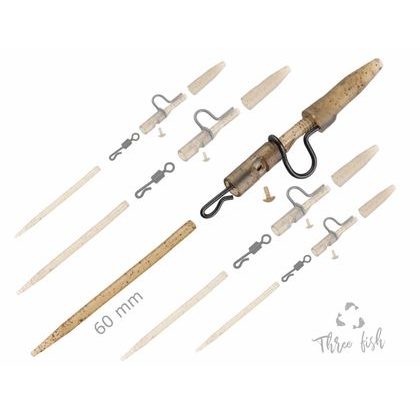 Zfish Závesky Heavy Duty Clip Complete Pin Set 60 mm