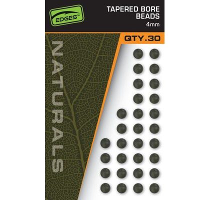 Fox Nárazové Kuličky Edges Naturals Tapered Bore Beads 30ks