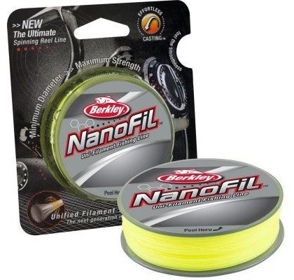 Berkley Vlasec Nanofil Hi-Vis Chart 125m