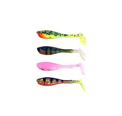 Fox Rage Gumová nástraha Micro Fry UV Mixed colour 4cm 8ks
