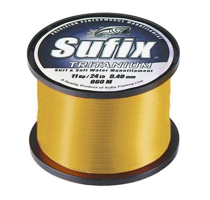 Sufix Monofilní Vlasec Tritanium Neon Zlatá