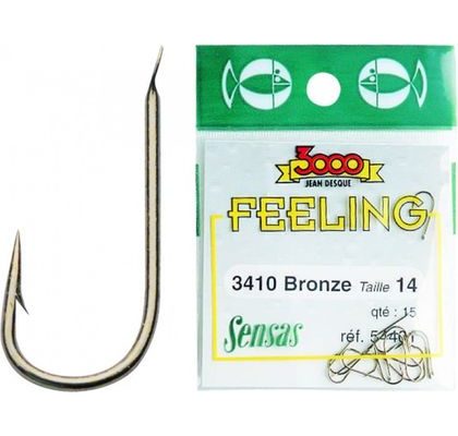 Sensas Háčiky Feeling 3410 Bronzové 15ks