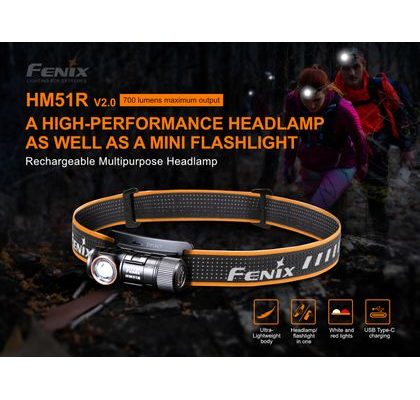 Fenix Nabíjecí čelovka HM51R Ruby V2.0