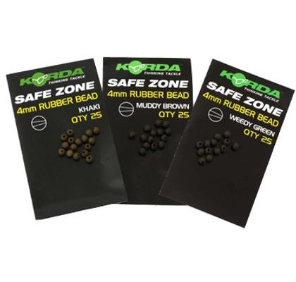Korda Gumové korálky Rubber Bead 4mm Brown 25ks
