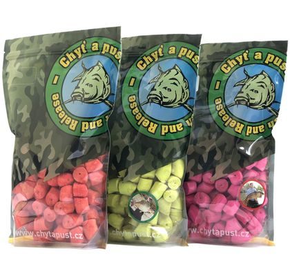 Chyť a pusť Ovocné pelety s dierou 18mm 900g