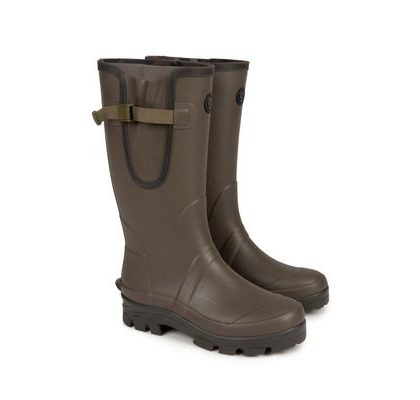 Fox Čižmy Neoprene lined Camo/Khaki Rubber Boot