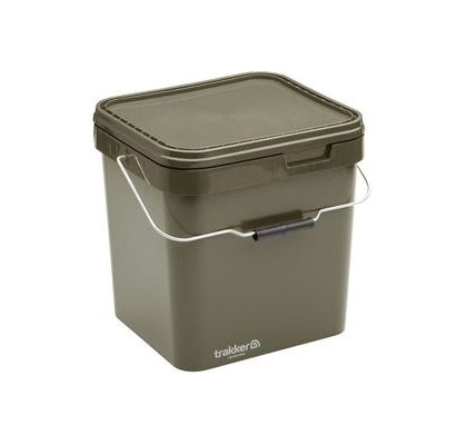 Trakker Plastový kýbl Olive Square Container 17l