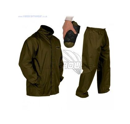 VASS Nepromokavý Komplet Vass-Tex W/P Breathable Jacket & Trouser Khaki