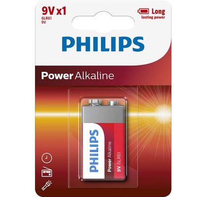 Philips Baterie PowerLife alkalická 9V 1ks