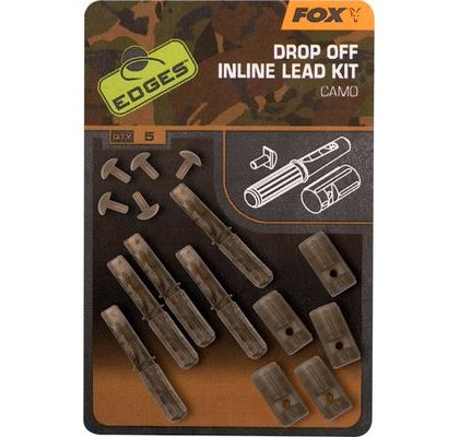 Fox Závěs na olovo Edges Naturals Tubing Leadclip Kit 5ks