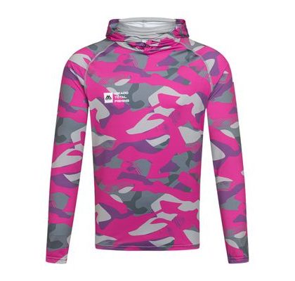 Mikado Mikina s kapucňou a nákrčníkom s UPF filtrom Lady Camo