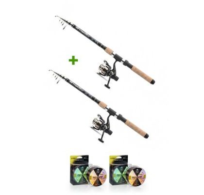 Saenger Kombo Prut StarTec 2,7m 25-65g + naviják + vlasec Akce 1+1