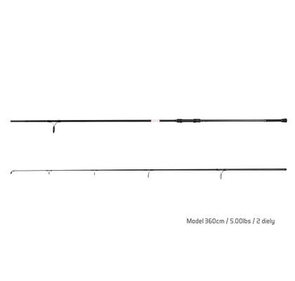 Delphin Puzdro na prút SpinCase Eva 100cm