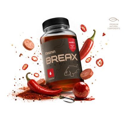 Delphin Booster BreaX/HotHELL Robin Red-Chilli-Fr.Klobása 250ml