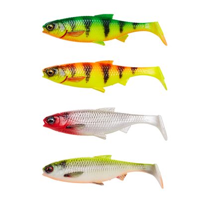 Savage Gear Gumová nástraha 3D River Roach Dark Water Mix 4ks