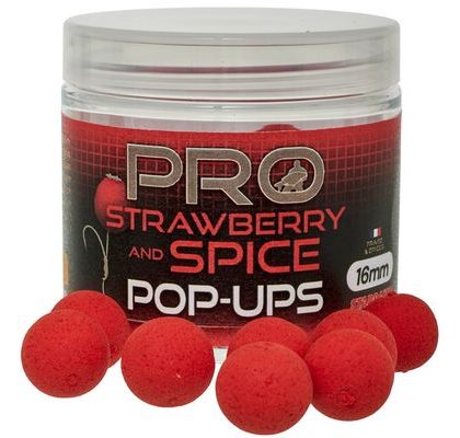 Starbaits Plovoucí boilies Pop Up Pro Strawberry Spice 50g
