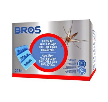 Bros Polštářky proti komárům do elektrického odpařovače 20ks