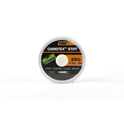 Fox Ztužená šňůrka Camotex Stiff Camo 20m