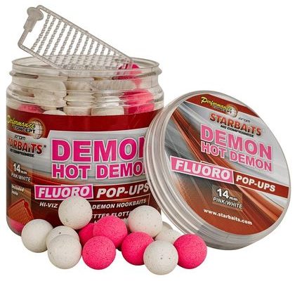 Starbaits Plávajúce boilies Pop Up Bright Hot Demon 50g