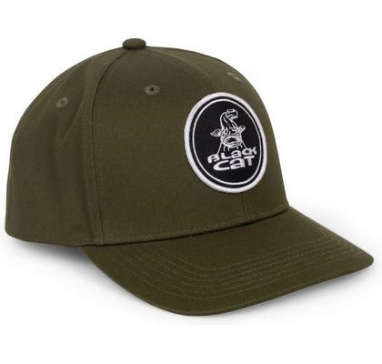 Black Cat Kšiltovka Green Flat Peak Cap