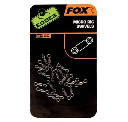 Fox Malé obratlíky Edges Micro Rig Swivels 20ks