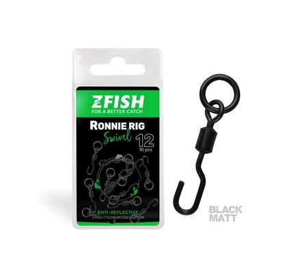 Zfish Obratlík Ronnie Rig Swivel Matt veľ.12 10ks
