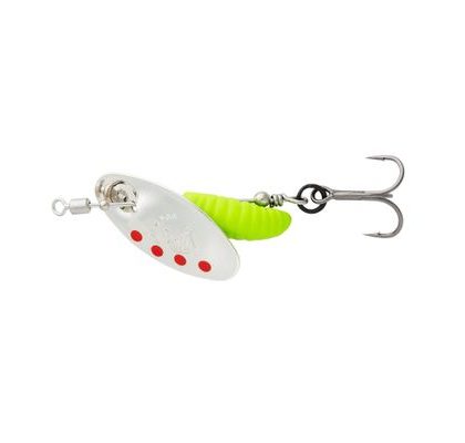 Savage Gear Třpytka Grub Spinners Silver Red Lime