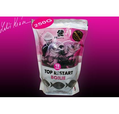 LK Baits Boilie Top ReStart Black Protein 18mm 250g