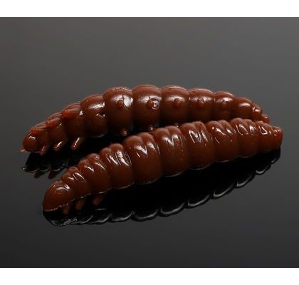 Libra Lures Larva Hnedá