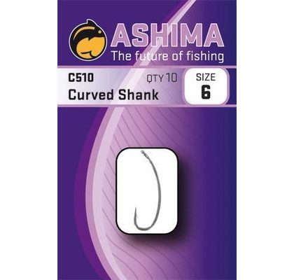 Ashima Háčiky C510 Curved Shank 10ks