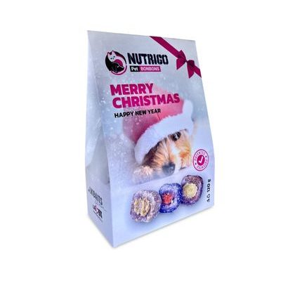 LK Baits Pet Pamlsky Nutrigo Bonbons Bag Mini Štavnaté pamlsky Vánoce